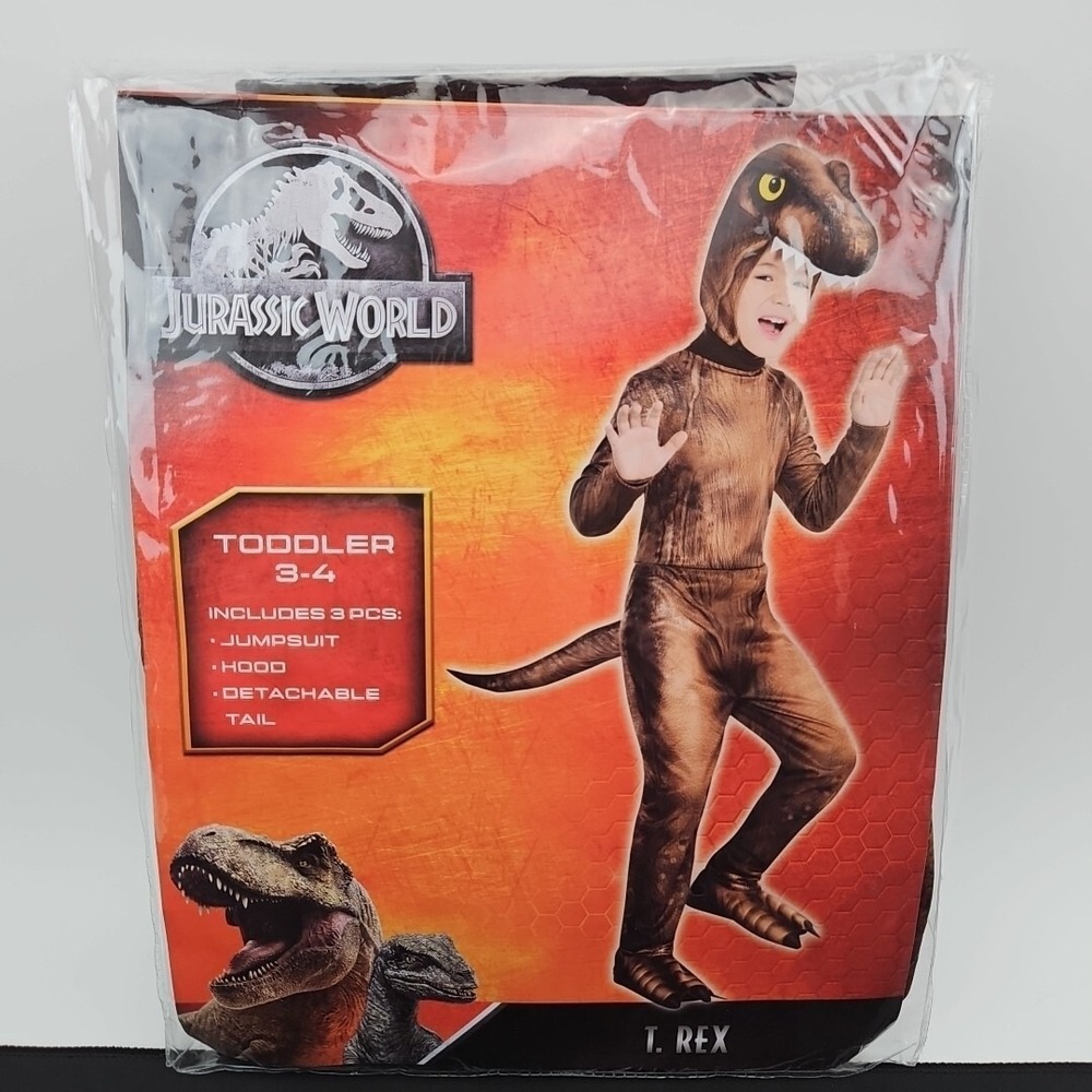 Jurassic World Tyrannosaurus‎ Rex Halloween Costume Toddler 3-4Y New